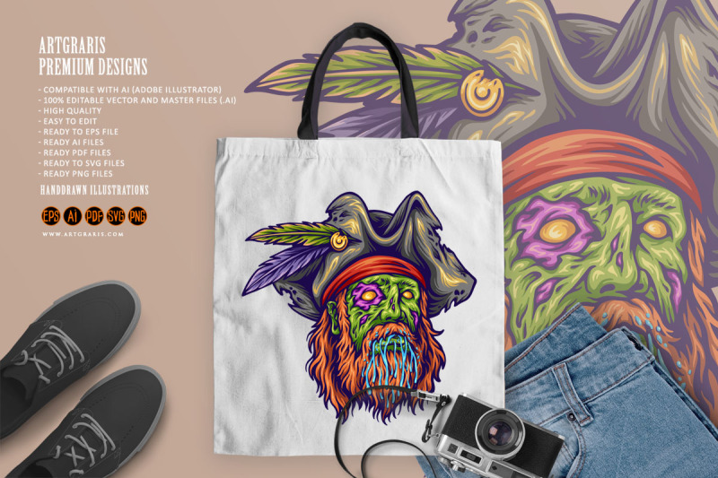 zombie-pirate-monster-horror-logo-cartoon