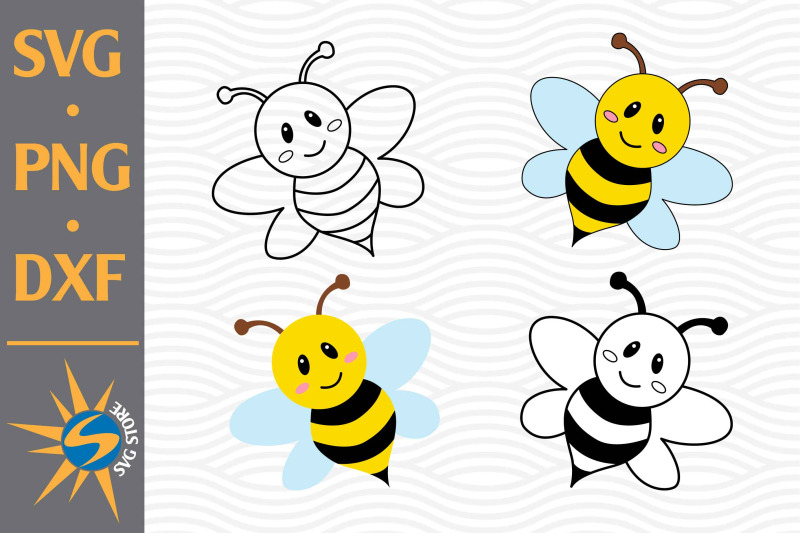 bee-svg-png-dxf-digital-files-include