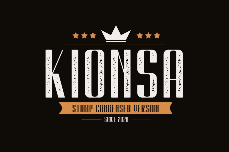 kionsa-stamp-vintage-display-font