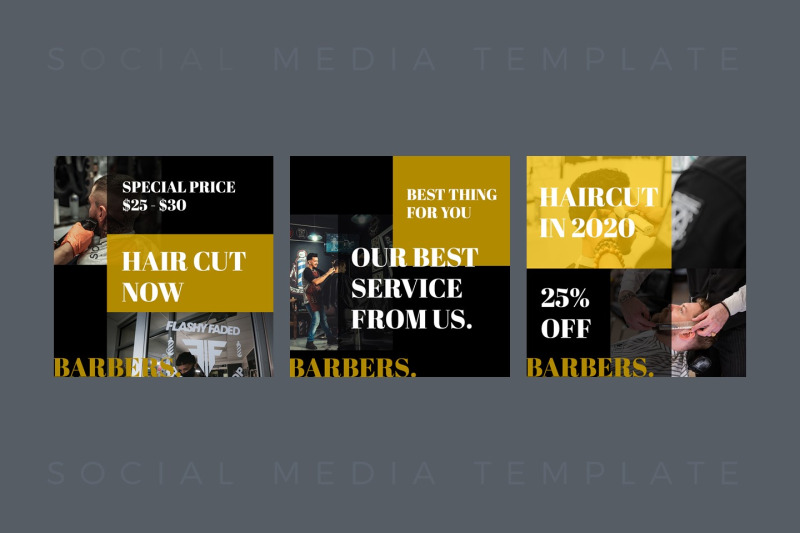 barbers-instagram-post-template