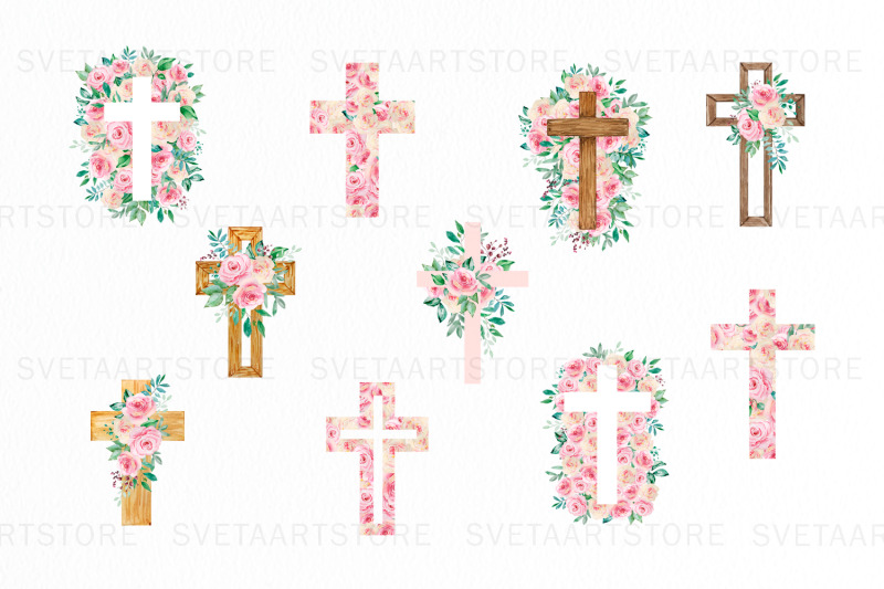 watercolor-floral-crosses-clipart