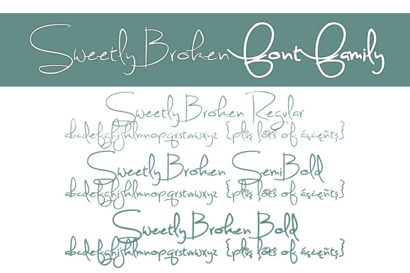 sweetly-broken-font-family