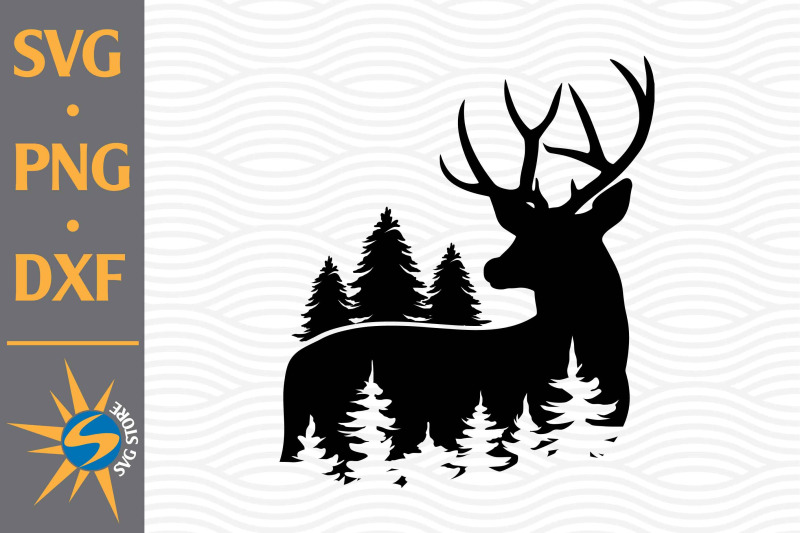 deer-forest-svg-png-dxf-digital-files-include