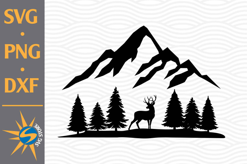 deer-forest-svg-png-dxf-digital-files-include