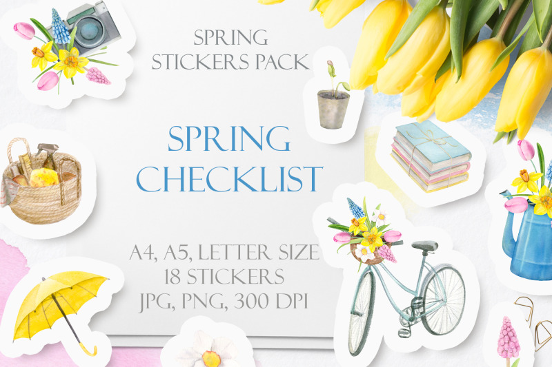spring-printable-digital-stickers-pack