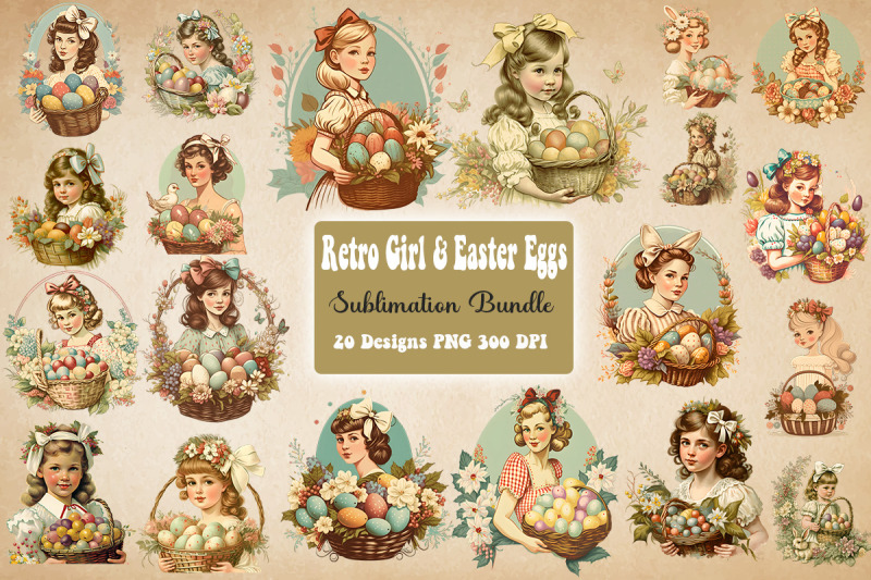 retro-girl-amp-easter-eggs-bundle