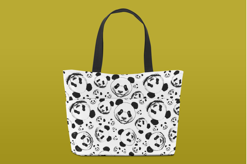 panda-face-graphics-and-brushes-set