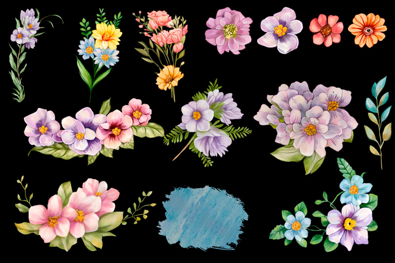 spring-flowers-clipart