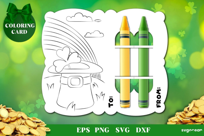 st-patrick-039-s-day-coloring-card-svg-bundle-crayon-cards