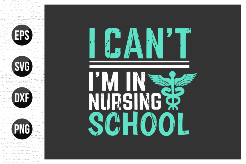 nurse-typographic-slogan-design-vector