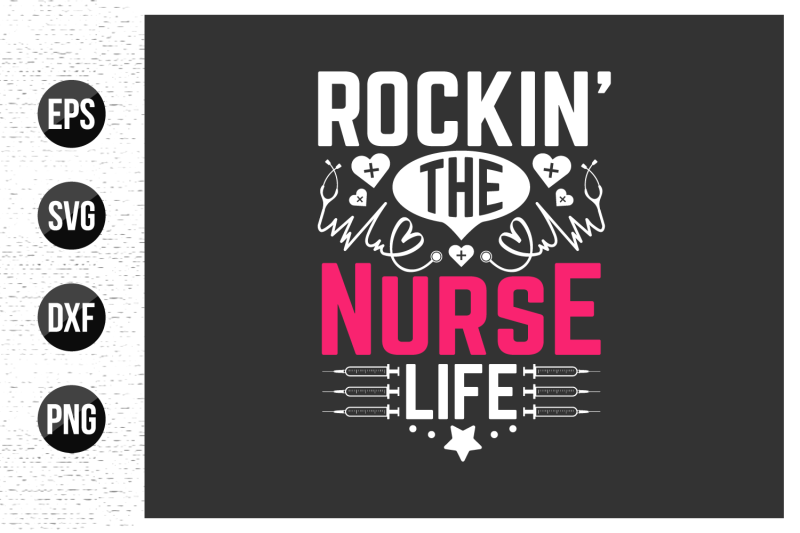 nurse-typographic-slogan-design-vector