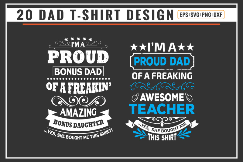 dad-typographic-t-shirt-bundle
