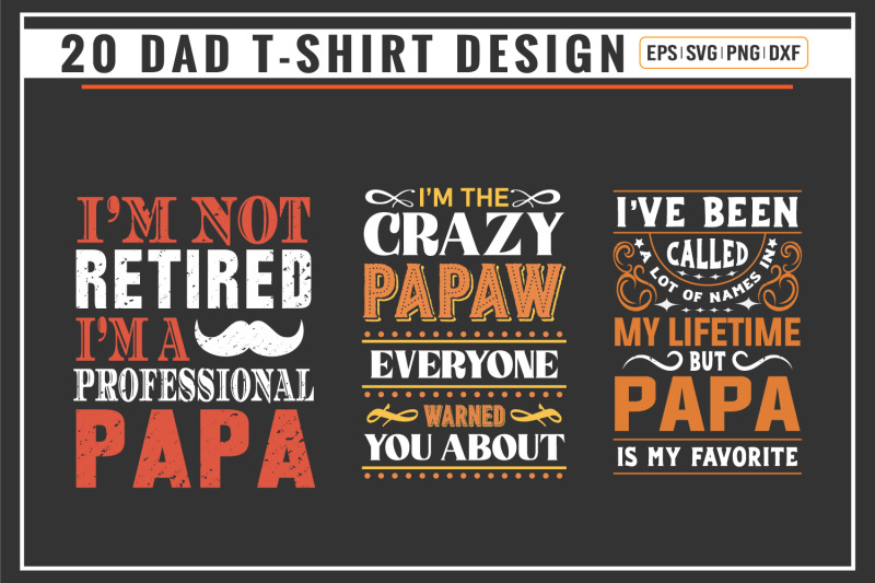 fathers-day-t-shirt-design-bundle