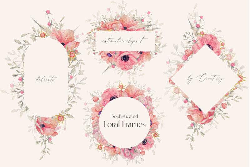 sophisticate-floral-frames-watercolor-clipart