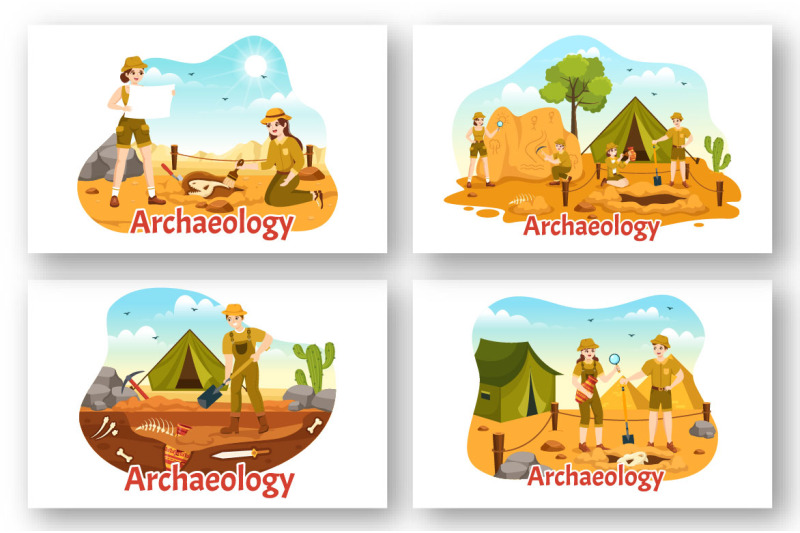 16-archeology-vector-illustration