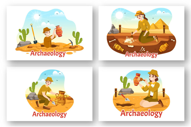 16-archeology-vector-illustration