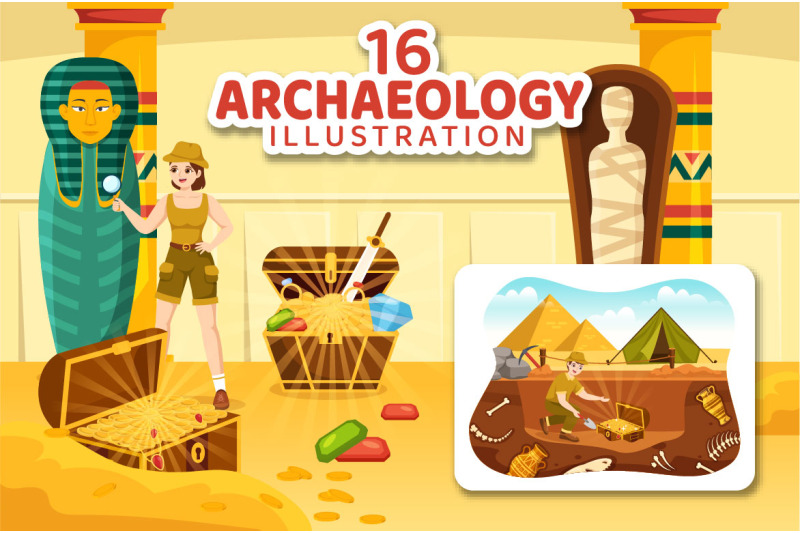 16-archeology-vector-illustration