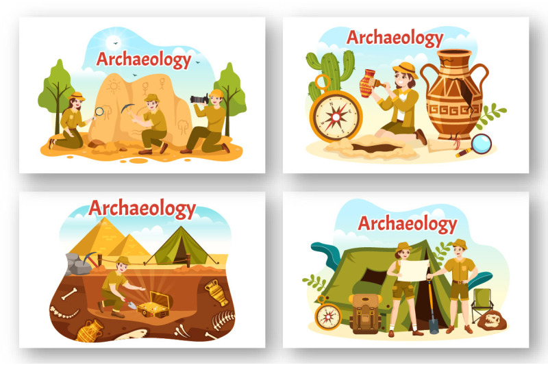 16-archeology-vector-illustration