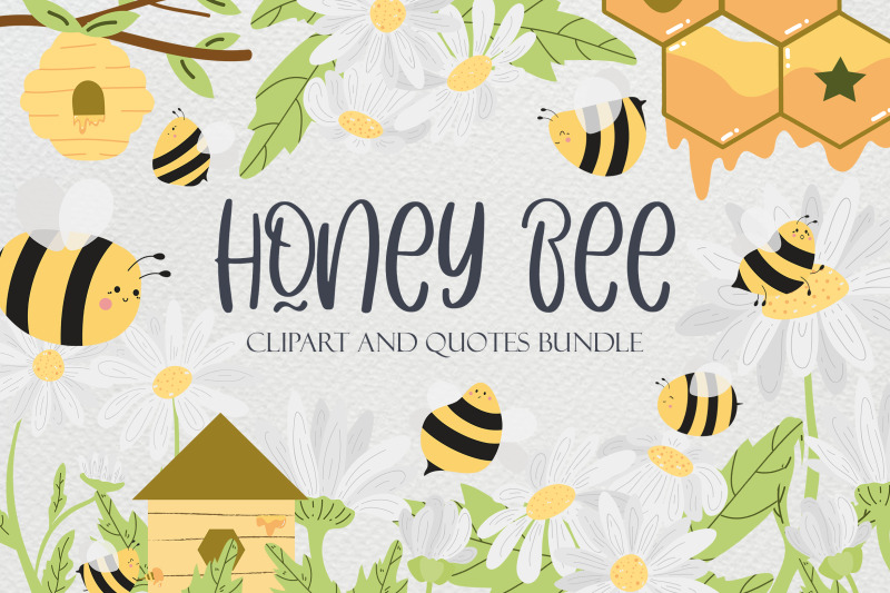 honey-bee-clipart-and-quotes-svg-bundle