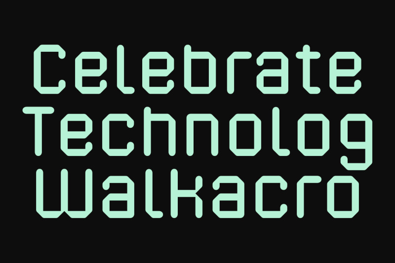 camcode-techno-decorative-display-font