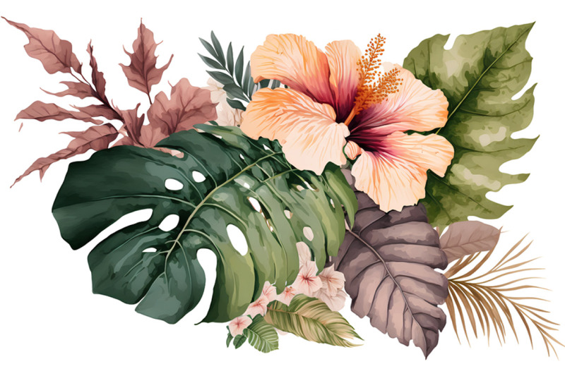 tropical-flowers-collection