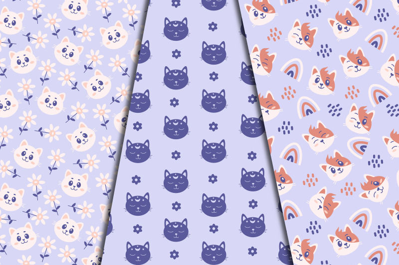 cute-pastel-cats-digital-paper-amp-pattern