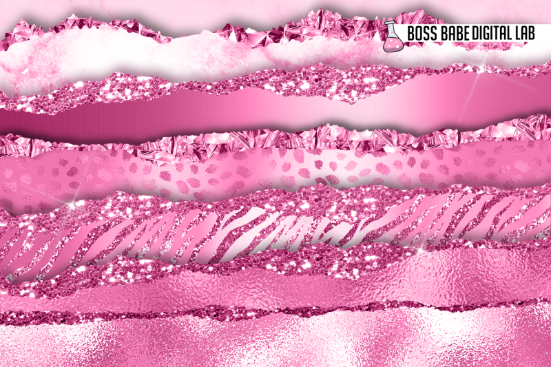glam-pink-tears-clipart-glitter-pink-tear-borders-clipart