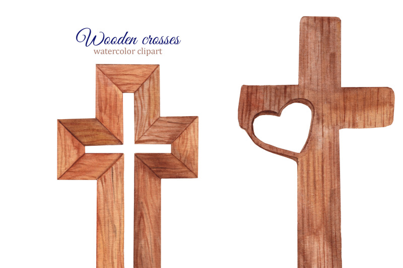 wooden-cross-watercolor-clipart-religious-easter-clipart