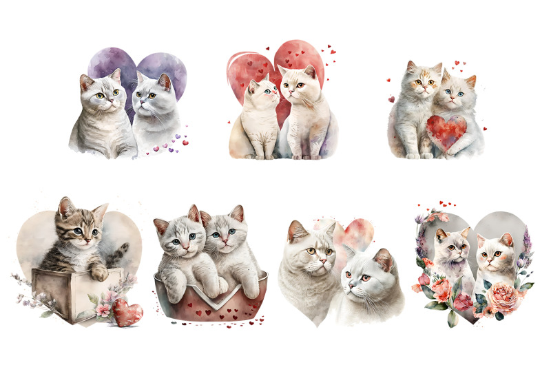 lovely-cats-watercolor-illustrations