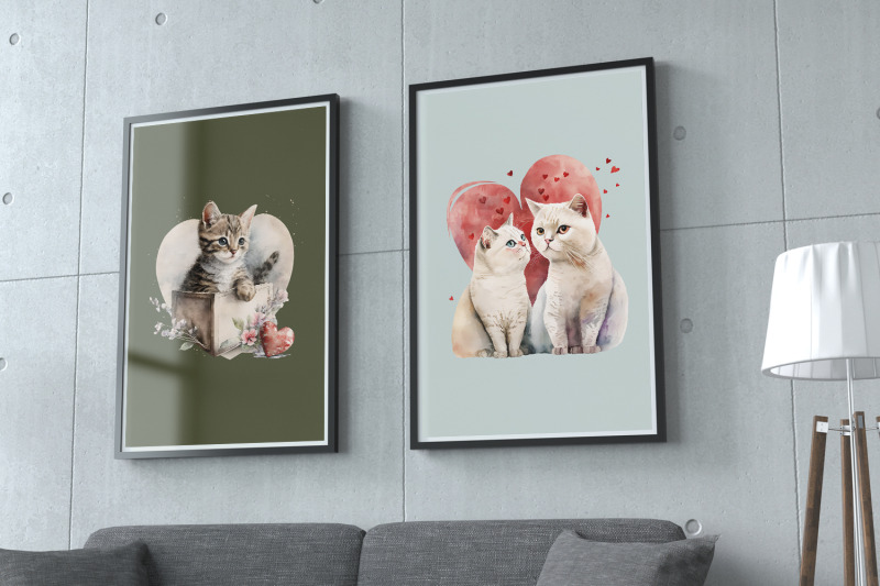 lovely-cats-watercolor-illustrations