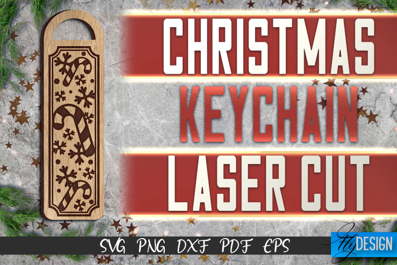 christmas-keychain-laser-cut-svg-christmas-keychain-svg-design-cnc