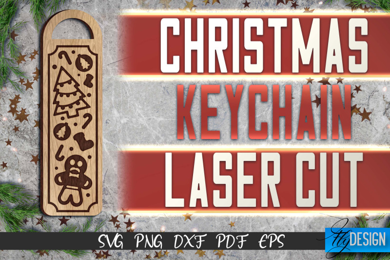 christmas-keychain-laser-cut-svg-christmas-keychain-svg-design-cnc