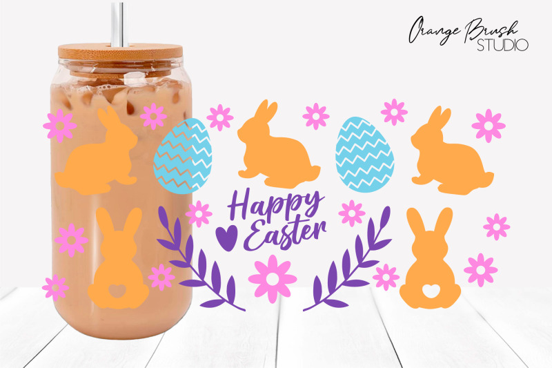 easter-bunny-libbey-wrap-svg-easter-beer-can-glass-file