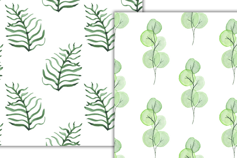 watercolor-leaves-green-pattern-seamless