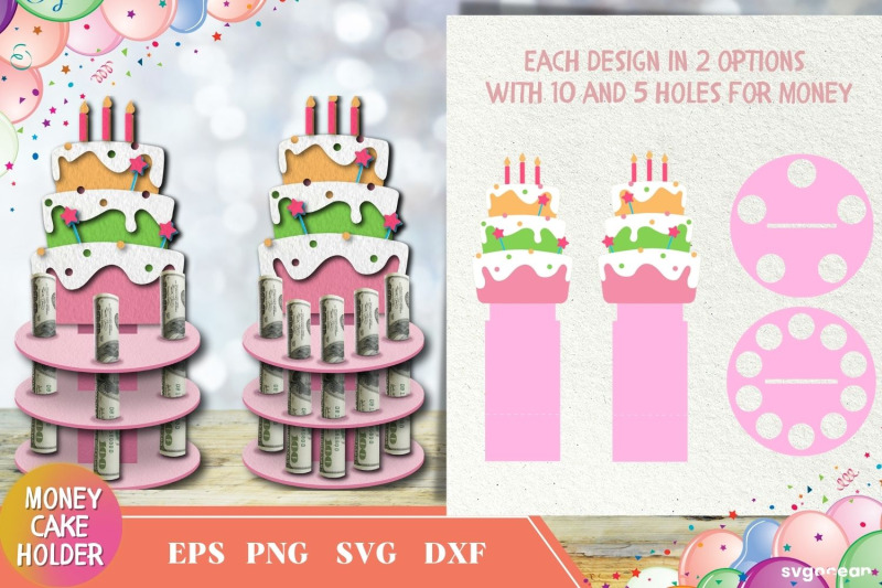 birthday-money-cake-holder-layered-svg