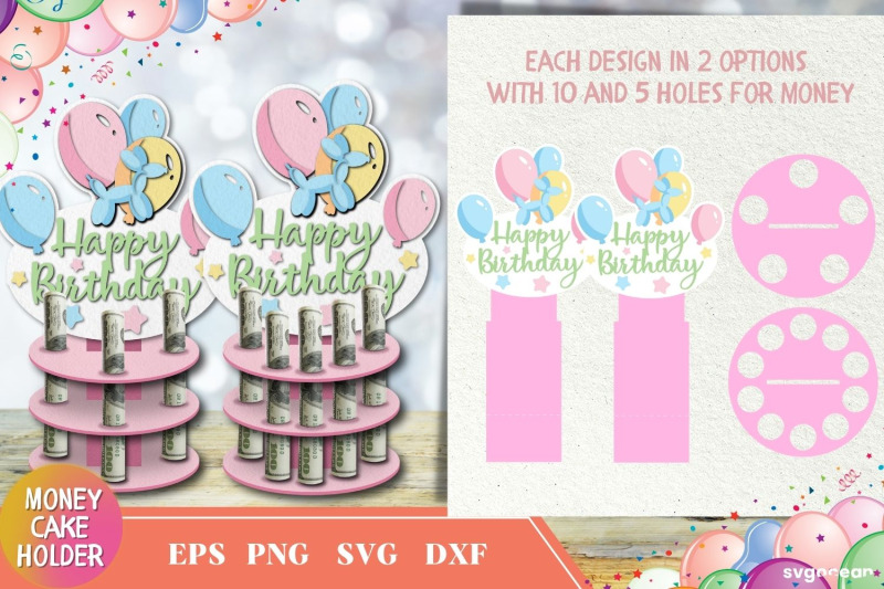 birthday-money-cake-holder-layered-svg