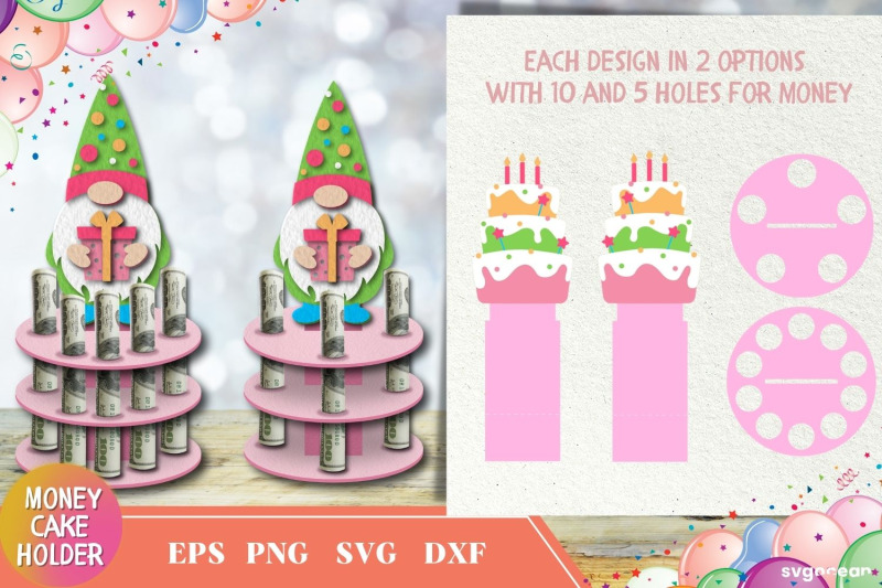 birthday-money-cake-holder-layered-svg