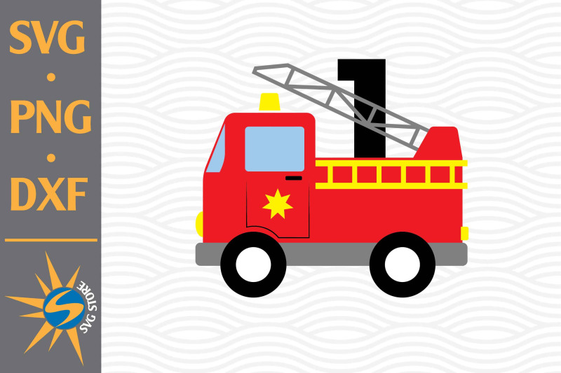 1st-birthday-fire-truck-svg-png-dxf-digital-files-include