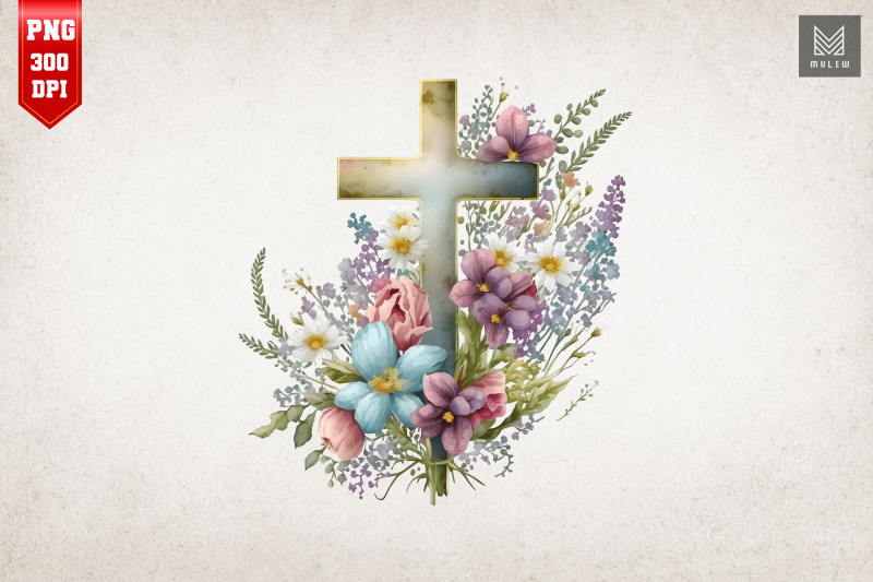 watercolor-cross-amp-flowers-easter-3