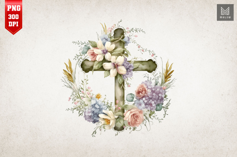 watercolor-cross-amp-flowers-easter-5