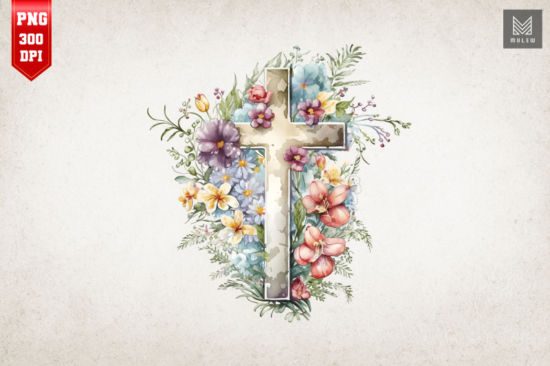 watercolor-cross-amp-flowers-easter-13