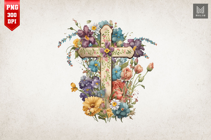 watercolor-cross-amp-flowers-easter-15