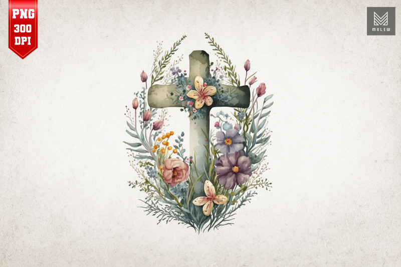 watercolor-cross-amp-flowers-easter-16