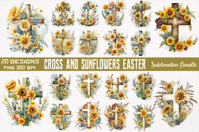 watercolor-cross-amp-sunflowers-easter-bundle