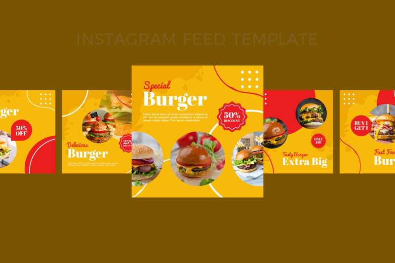 burger-instagram-post-template