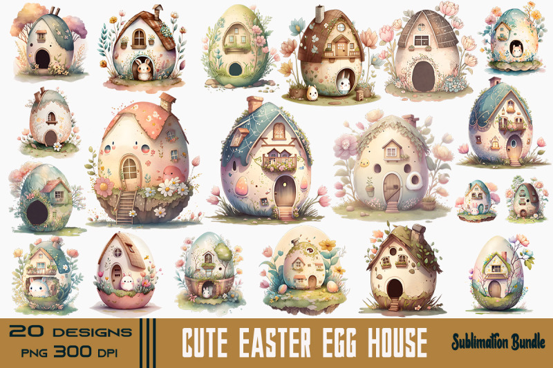 cute-easter-egg-house-watercolor-bundle