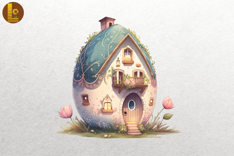 cute-easter-egg-house-watercolor-3