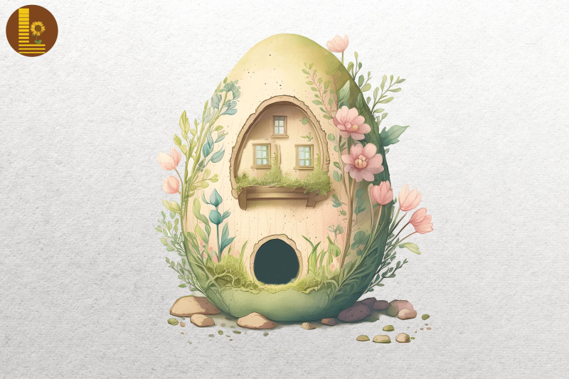 cute-easter-egg-house-watercolor-8