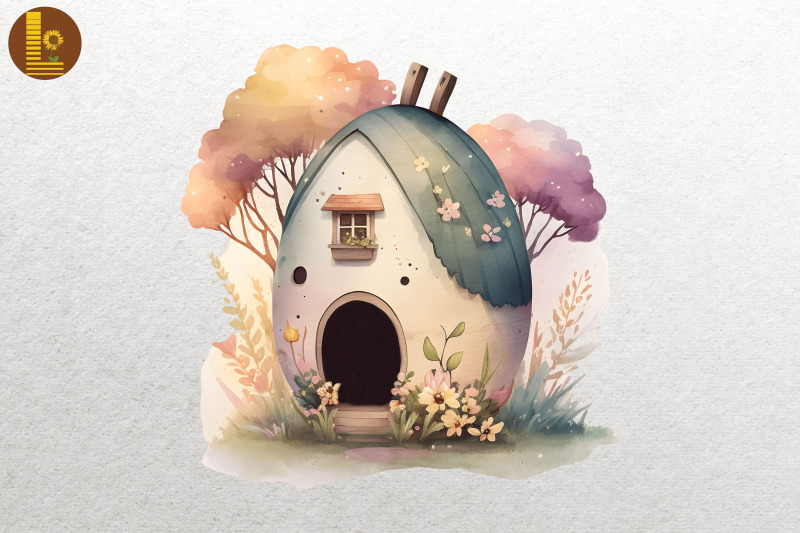 cute-easter-egg-house-watercolor-10