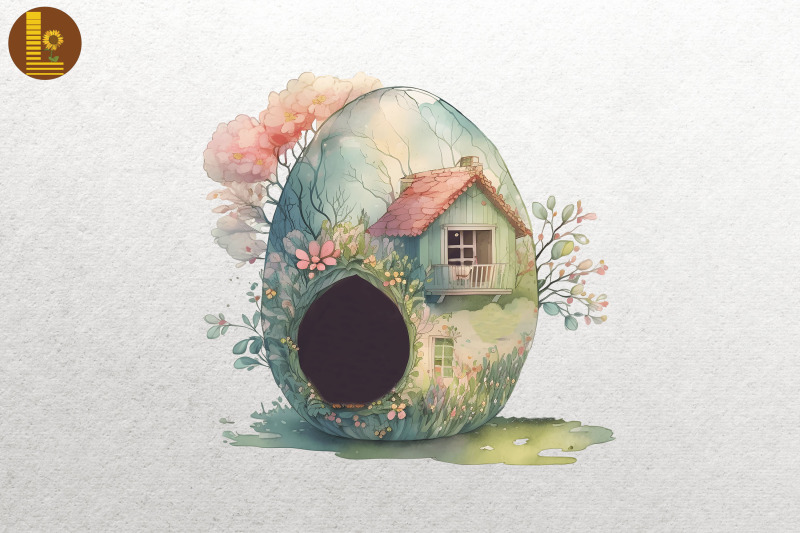 cute-easter-egg-house-watercolor-12